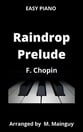 Raindrop Prelude piano sheet music cover